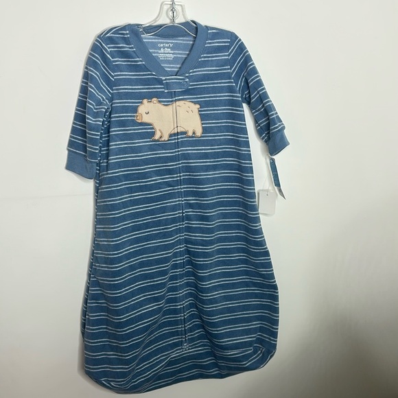 Carters Fleece SleepSack NWT 6-9M - Picture 1 of 3